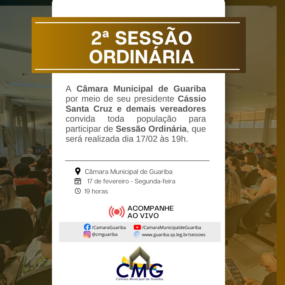 2 Sessão Ordinária