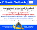 61ª. Sessão acontece hoje, dia 15. Participe!