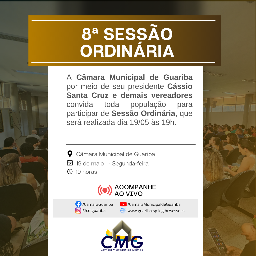 8ª Sessão Ordinária
