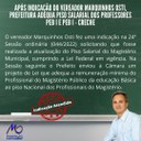 Após Indicação do vereador Marquinhos Osti, Prefeitura adequa Piso Salarial dos professores PEB I e PEB I - Creche