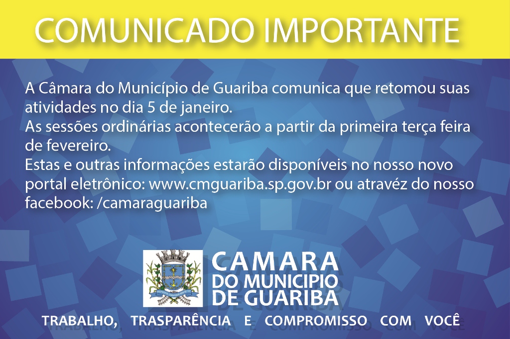 Comunicado Importante