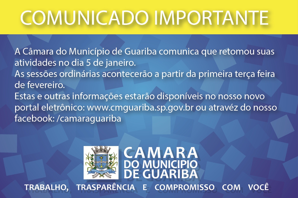 Comunicado Importante