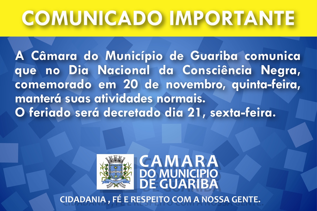 Comunicado Importante