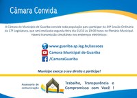 Convite 34ª Sessão Ordinária