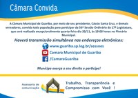 Convite 56ª Sessão Ordinária