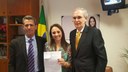 Em viagem à Brasília vereador Zé Carioca protocola ofícios com Deputada Renata Abreu