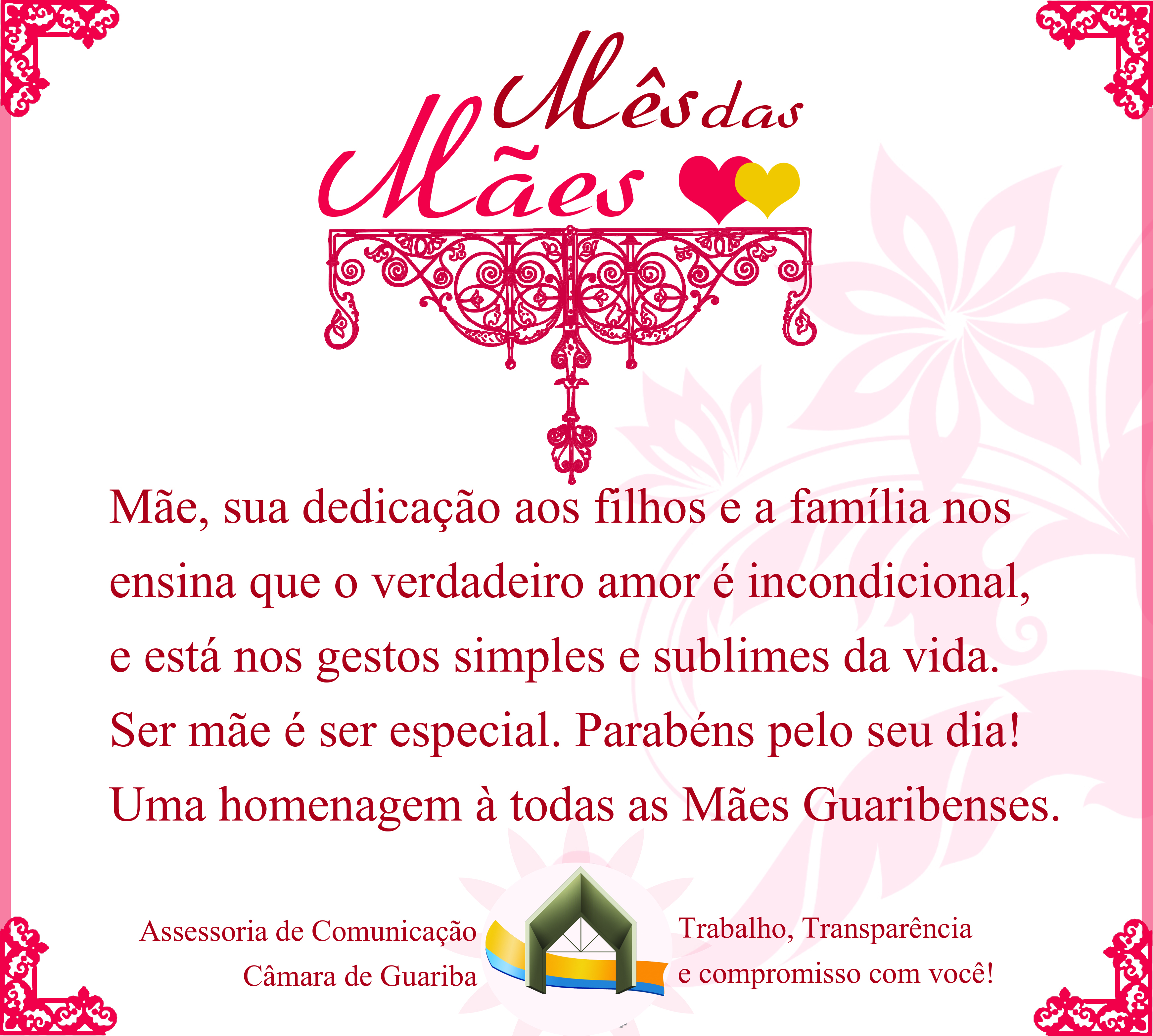 Feliz dia das Mães!