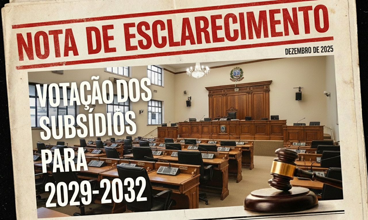 Nota de Esclarecimento - Votação dos Subsídios para 2029-2032