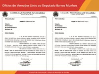 Ofício vereador Jânio da São Carlos