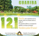 Parabéns Guariba pelos 121 anos