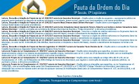 pauta 11ª Sessão Ordinária