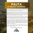 Pauta 12 sessão
