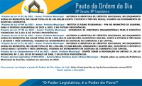 Pauta 13ª Sessão Ordinária 18ª Legislatura