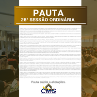 Pauta 28ª Sessão