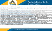 Pauta 36ª. Sessão Ordinária