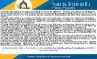 Pauta 47ª. Sessão Ordinária