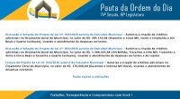 Pauta 74ª Sessão Ordinária