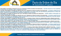 Pauta 76ª. Sessão Ordinária