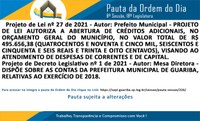 Pauta 8ª Sessão 18ª. Legislatura