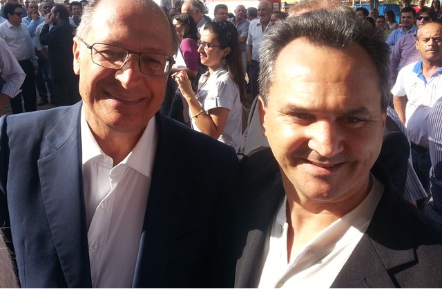 Presidente da Câmara Marquinhos Osti vai à Taquaritinga e representa Guariba em inauguração da ETE 
