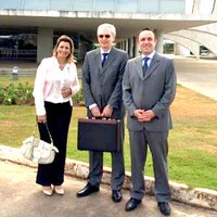 Presidente da Câmara Cássio Santa Cruz e Vice-Presidente Néia Guimarães Caseri acompanham Prefeito em viagem à Brasília