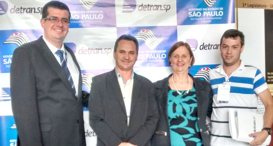 Presidente da Câmara vereador Marquinhos Osti participa de reunião do DETRAN-SP na cidade de Ribeirão Preto