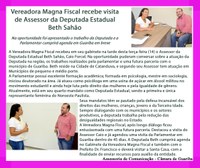 Vereador Magna Fiscal recebe assessor da Deputada Beth Sahão