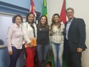 Vereadora Márcia Alves, Néia Guimarães e Magna Fiscal participam de encontro do Parlamento Metropolitano de RP