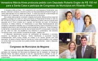Vereadora Márcia Alves protocola ofício de R$ 150 mil para Santa Casa
